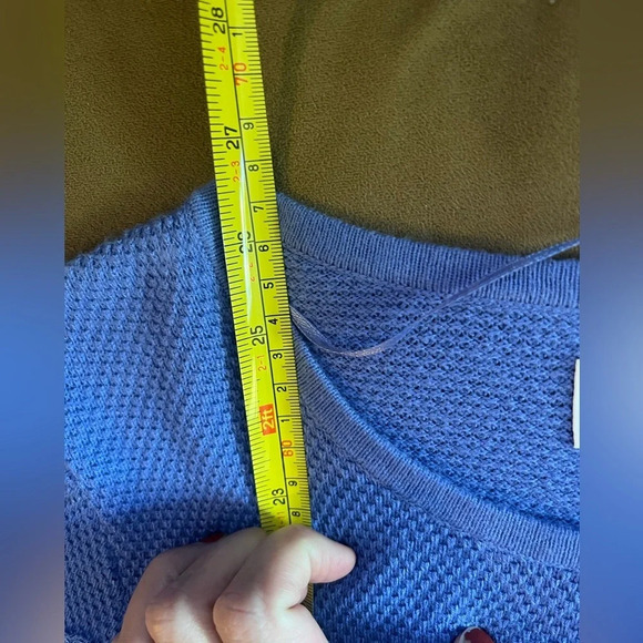 Blue Elle short sleeve women’s cardigan like material - Picture 8 of 9